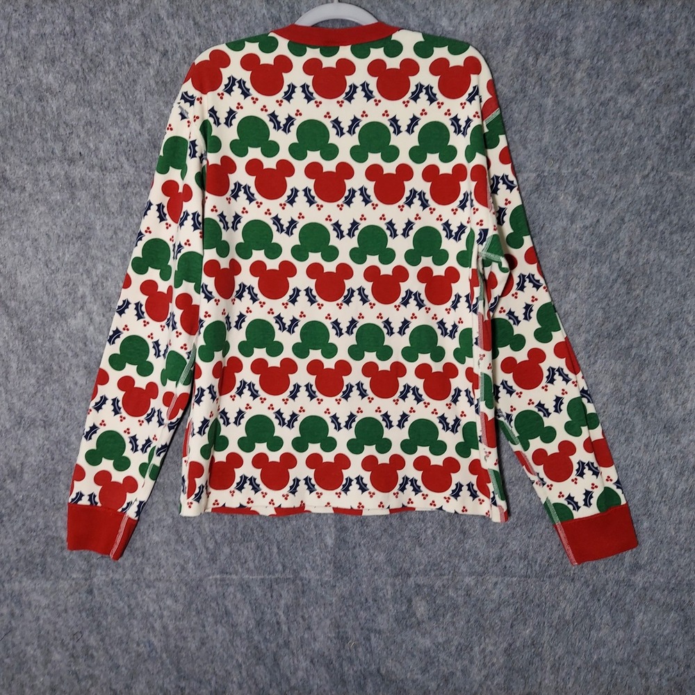 Disney Hanna Andersson Pajama Shirt Xl Mickey Mouse Christmas Organic Cotton - Picture 6 of 8